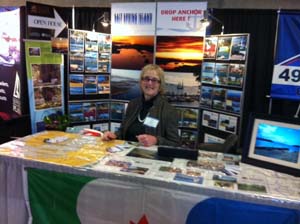 Li at the Boatshow