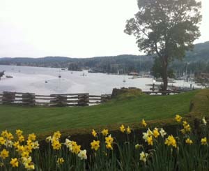 View of Ganges Harbour from Hastings House