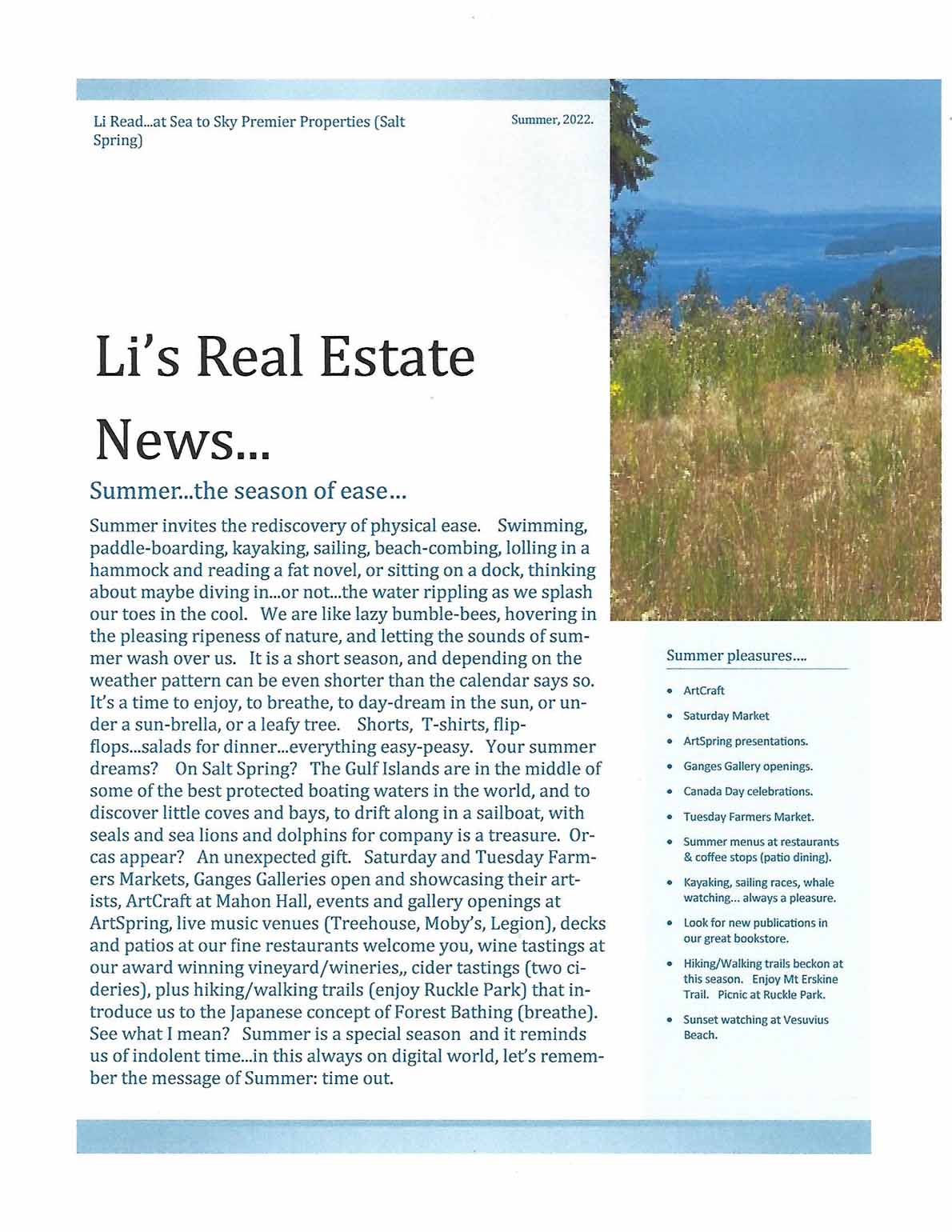 Newsletter - page 1