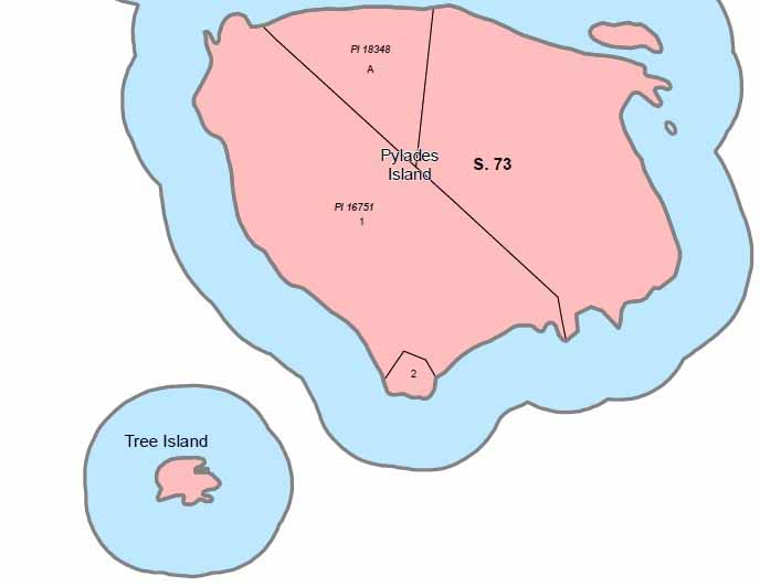 Map of Pylades Island