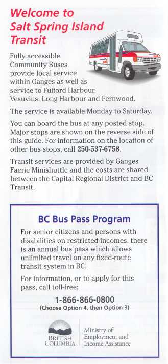 Bus Service Brochure