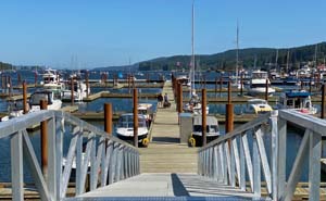 Marina Docks & Boats in Ganges Harbour